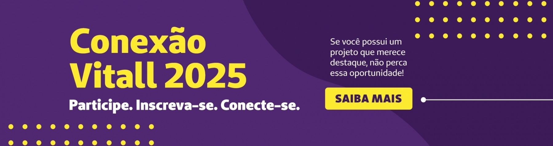 banner conexão Vitall - 30/07 a 05/09